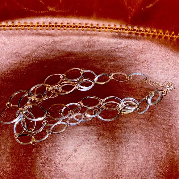 Elegant Silver Chain Link Necklace - Picture 1 of 1